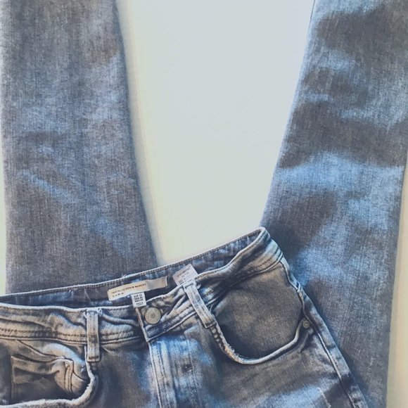 ZARA Skinny Distressed Trafaluc Denim Jean Size 02 - Picture 5 of 9